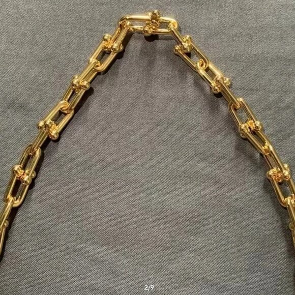 Authentic Louis Vuitton Lock&Key w/unbranded 925 Pure Silver/Goldplated Necklace - Picture 14 of 16